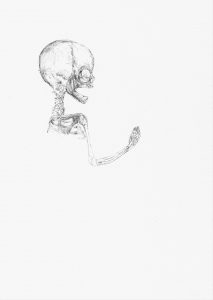 Anatomie #5, Bleistift auf Papier, 2002